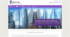 Desktop Screenshot of officefinder.com.hk